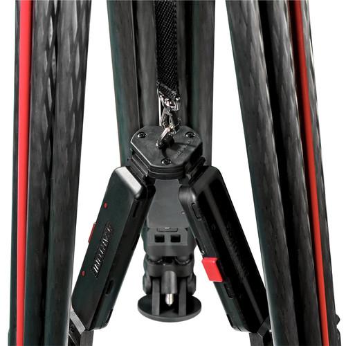 Cartoni Focus 18 Tripod System with 2-Stage Aluminum Legs, Mid-Level Spreader, and Bag
