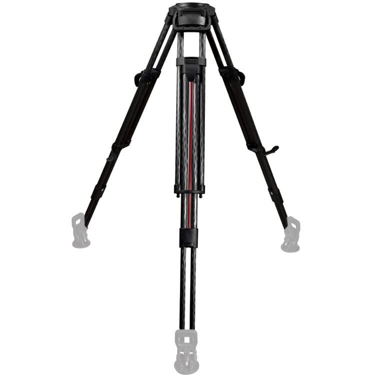 Cartoni Focus 18 Tripod System with 2-Stage Aluminum Legs, Mid-Level Spreader, and Bag