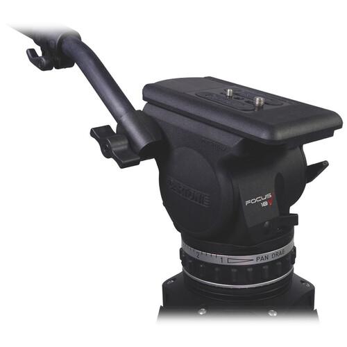 Cartoni Focus 18 Tripod System with 2-Stage Carbon Fiber Legs, Mid-Level Spreader, and Bag