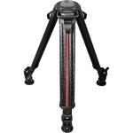 Cartoni Focus 22 Tripod System with 2-Stage Carbon Fiber Legs, Mid-Level Spreader, and Bag