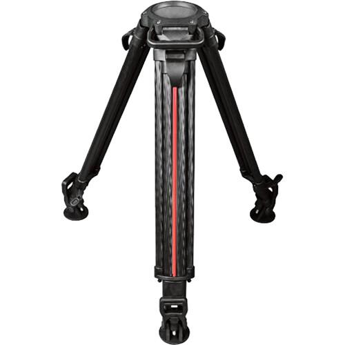 Cartoni Focus 22 Tripod System with 2-Stage Carbon Fiber Legs, Mid-Level Spreader, and Bag
