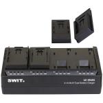 SWIT LC-D421D 4-Bay Simultaneous Battery Charger for Panasonic VBD/CGA Series Batteries