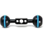 Kondor Blue Cine Magic Arm Extension Bar with Double Ball Head (4", Raven Black)