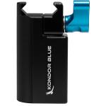 Kondor Blue 5/8" Baby Pin Spigot Receiver to NATO Clamp Adapter (Raven Black)