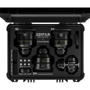 DZOFilm 24, 32, 65mm T2.8 Gnosis Macro Prime 3-Lens Kit (LPL with PL & EF Mounts, Meters)