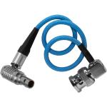 Kondor Blue BNC to 5-Pin LEMO-Type Right-Angle Timecode Cable (10")