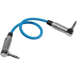 Kondor Blue 3.5mm to 3.5mm Right-Angle Timecode Audio Cable (10")