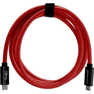 Kondor Blue USB-C Cable (6', Cardinal Red)