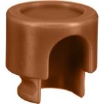 Cable Techniques Color Cap for LPS LoPro TA Connectors (Brown, Single)