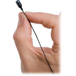 Sennheiser MKE 2 Gold Series Subminiature Omnidirectional Lavalier Microphone with Unterminated (Pigtail) Leads (Black)
