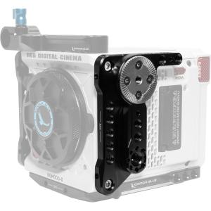 Kondor Blue Left-Side Plate for RED KOMODO-X (Raven Black)