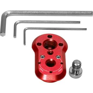 Kondor Blue Mini Lock Quick Release System (Male Plate Only, Cardinal Red)
