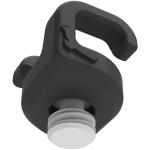 Kondor Blue 3/8"-16 Mondo Ties Cable Management Clips (Raven Black, 4-Pack)