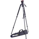 Miller AirVPlus Fluid Head with Solo-Q 75 2-Stage Carbon Fiber Tripod & Soft Case Kit