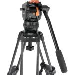 Miller Versa CXV6 Head, 75 Sprinter II 2-Stage Carbon Fiber Tripod, Ground Spreader & Soft Case Kit