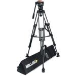 Miller Versa CXV8 Head, 75 Sprinter II 2-Stage CF Tripod, Mid-Level Spreader, Rubber Feet & Soft Case Kit