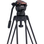 Miller Versa CXV10 Head, Sprinter II 1-Stage Alloy Tripod, Mid-Level Spreader, Rubber Feet & Soft Case Kit