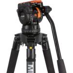 Miller Versa CXV14 Head, Solo-Q 100 3 -Stage Carbon Fiber Tripod & Soft Case Kit