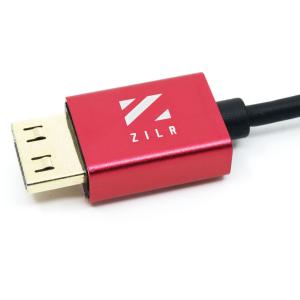 ZILR HyperThin Ultra High-Speed Micro-HDMI to HDMI Cable with Ethernet (17.7")