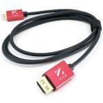 ZILR HyperThin Ultra High-Speed Micro-HDMI to HDMI Cable with Ethernet (17.7")