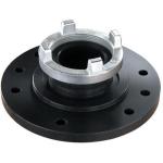 Cartoni Flat to Mitchell Base Adapter with Castle Nut