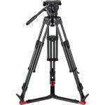 Sachtler CF 100 ENG HD 2CF Gound-Level Tripod System with Cine 20 Fluid Head
