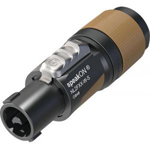 Neutrik NL2FXX-W-S Two-Pole speakON Connector (Brown)