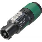 Neutrik NL4FXX-W-S Four-Pole speakON Connector (Green)