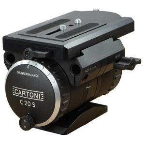 Cartoni C20S Dutch Head with Telescopic Pan Bar