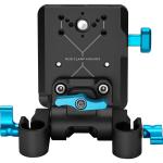Kondor Blue Mini V-Mount Swivel Kit (Raven Black)