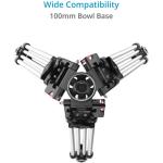 Proaim Heavy-Duty 100mm Tripod Legs with Ground Spreader
