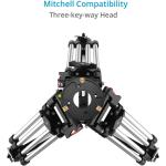 Proaim Heavy-Duty Mitchell Base Tripod Legs with Ground Spreader