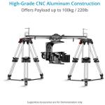 Proaim Flyking Professional Video Camera Slider with Mitchell Plate (3')