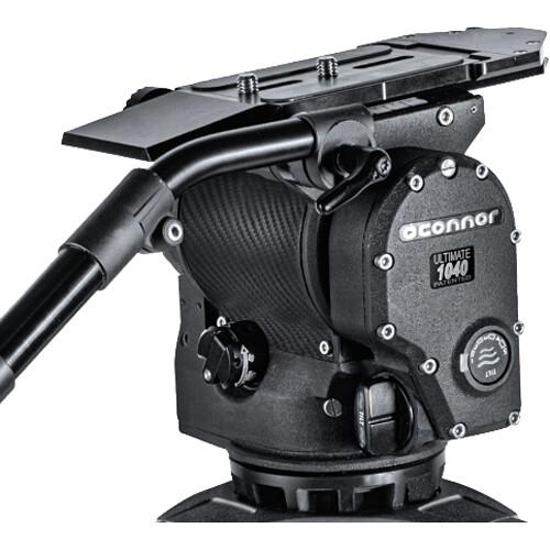 OConnor 1040 Fluid Head and 30L Tripod System with Ground Spreader
