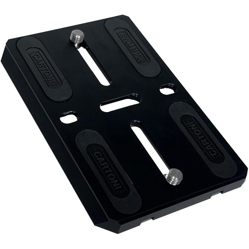 Cartoni Long Camera Plate for Third Axis Lambda 50 with 3/8"-16 Screws