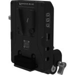 Kondor Blue Pro Battery Plate with Swiveling Rod Block (V-Mount, Raven Black)