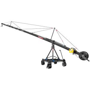 Proaim 40' Jumbo Film Production Kit with Jib Crane, Heavy-Duty Stand, Dolly & 3-Axis Pan/Tilt Head