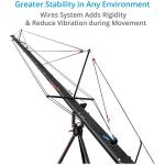 Proaim 40' Jumbo Film Production Kit with Jib Crane, Heavy-Duty Stand, Dolly & 3-Axis Pan/Tilt Head