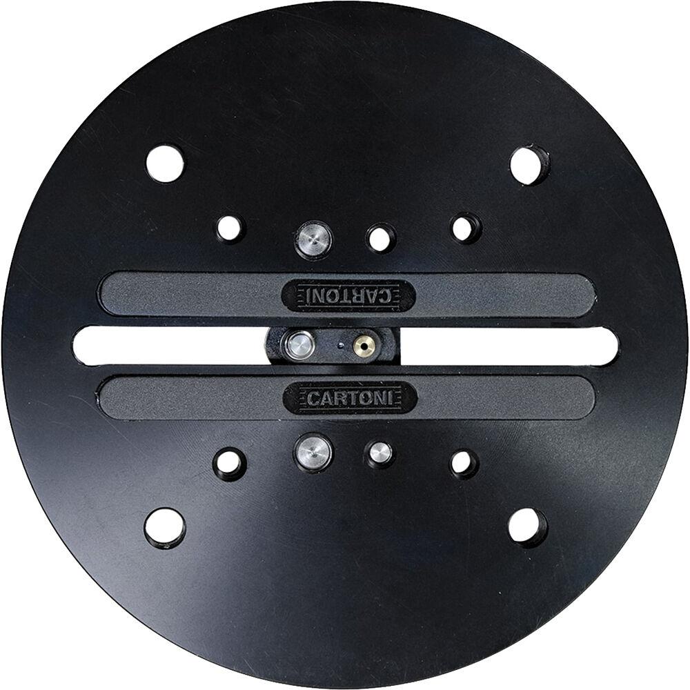 Cartoni PTZ Pedestal Plate for Pedestals & Flat Base Tripods