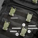 CRDBAG Maglock Buckles (Army Green, 2-Pack)