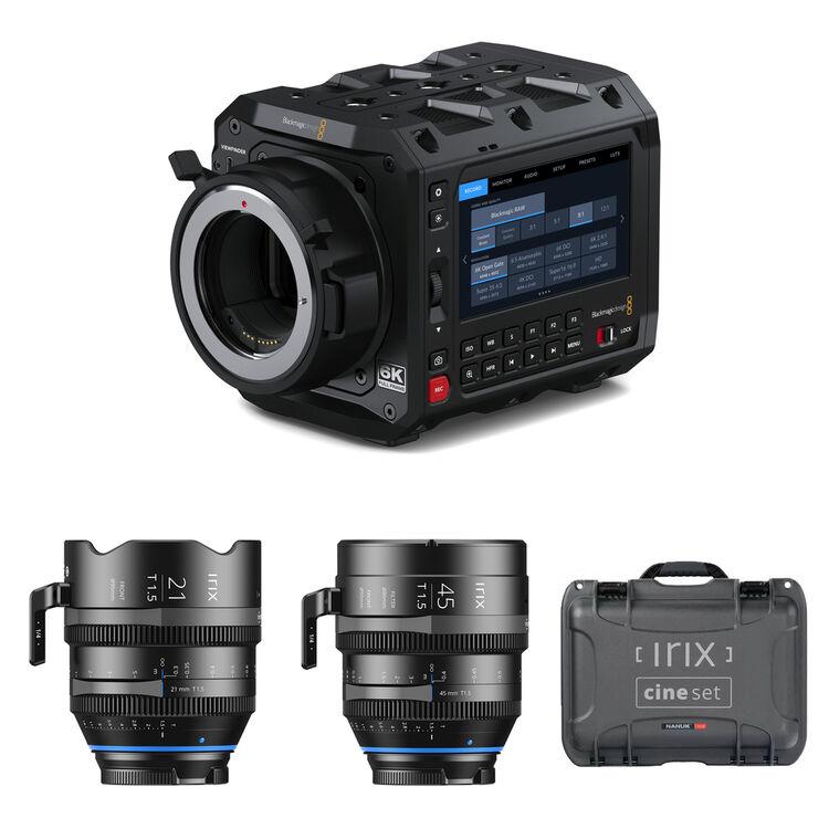 Blackmagic Design PYXIS 6K Cinema Box Camera with 21 & 45mm Lenses Kit (Canon EF)