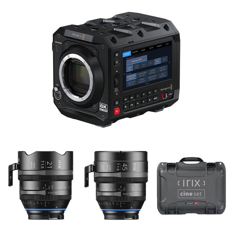 Blackmagic Design PYXIS 6K Cinema Box Camera with 21 & 45mm Lenses Kit (Leica L)
