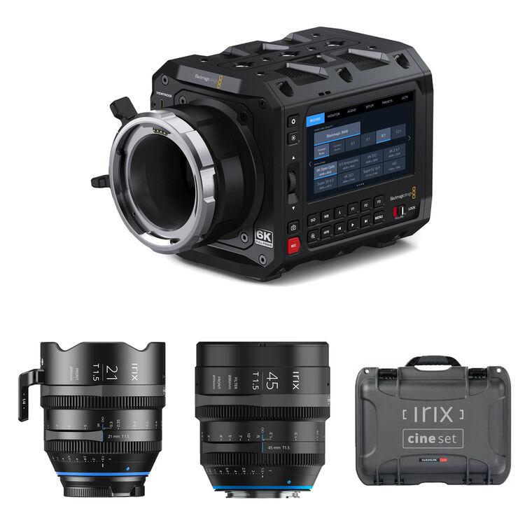 Blackmagic Design PYXIS 6K Cinema Box Camera with 21 & 45mm Lenses Kit (ARRI PL)