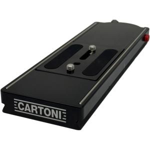 Cartoni Euro-Style Baseplate with Euro QR Camera Plate for Master/Maxima
