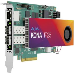 AJA KONA IP25 SDI to SMPTE ST 2110 IP Converter
