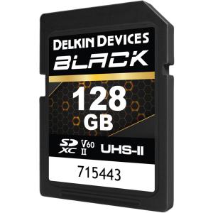Delkin Devices 128GB BLACK UHS-II SDXC Memory Card