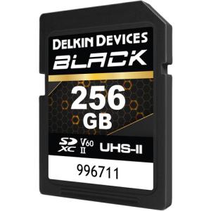 Delkin Devices 256GB BLACK UHS-II SDXC Memory Card