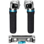 Kondor Blue Pro Pivot Rosette Grips & Dual-Rod Clamp Bundle (Space Gray)