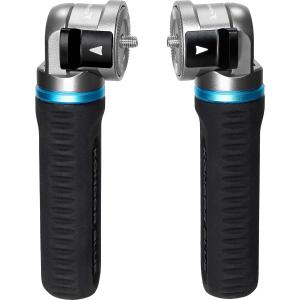 Kondor Blue Pro Pivot Reversible Rosette Grip (2-Pack, Space Gray)