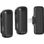 Ulanzi J12 2-Person Wireless Microphone System with Lighting Connector for iOS Devices (2.4 GHz)